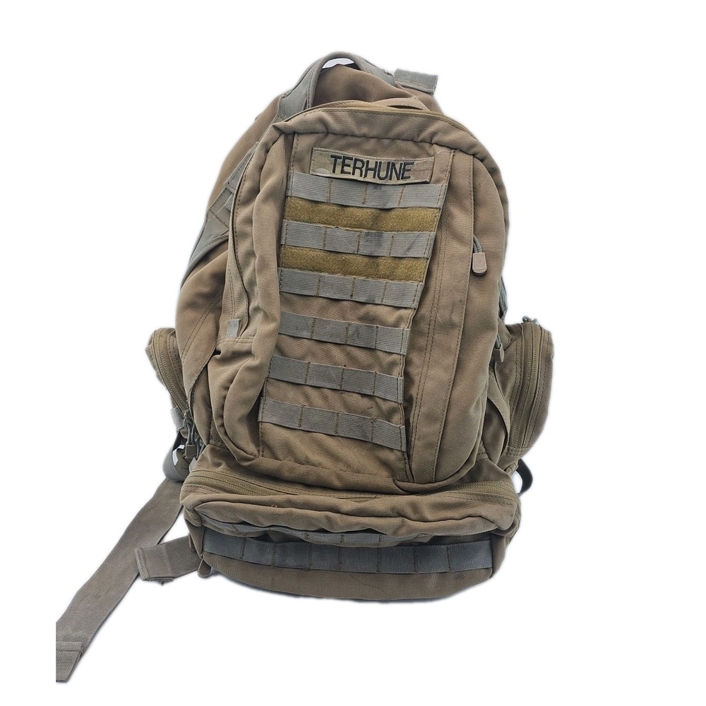 Condor Military Hiking Backpack Desert Tan Molle Chain